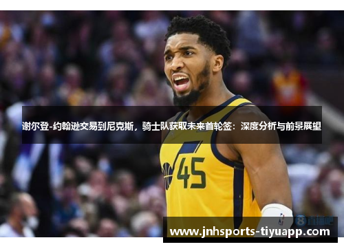 谢尔登-约翰逊交易到尼克斯，骑士队获取未来首轮签：深度分析与前景展望